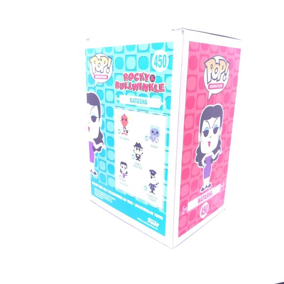 Funko Pop Natasha 450 Rocky & Bullwinkle Vinyl Figure Animation New w/ Protector - Picture 6 of 11